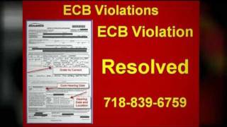 ECB Violations  Help Right Now for Your ECB Violation and ECB Violations [upl. by Dnomyaw360]