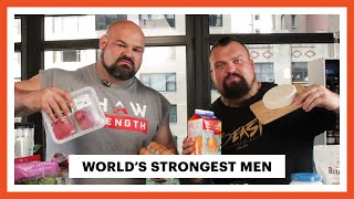 Everything the Worlds Strongest Men Eat In a Day  Eat Like  Mens Health [upl. by Aelanna]