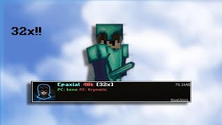 Epaxial40k pack 32x MCPE fps [upl. by Dualc458]