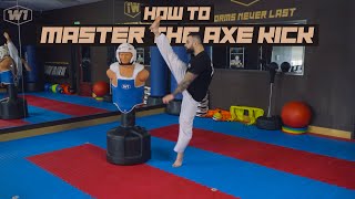 How to Master the Axe Kick  Taekwondo Sparring Tips [upl. by Anahc334]