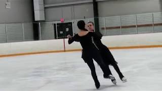 PreBronze Ice Dance test Swing Dance ChaCha Fiesta Tango [upl. by Ainedrag41]