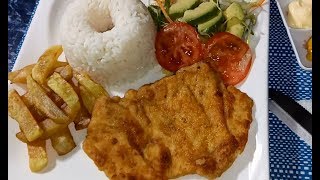 MILANESA DE POLLO HECHO EN CASA [upl. by Aihsitan]