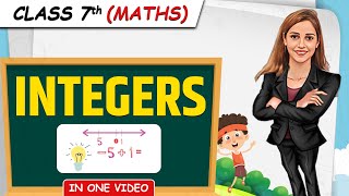 Integers  Full Chapter in 1 Video  Class 7th Maths  Junoon Batch [upl. by Jo Ann]