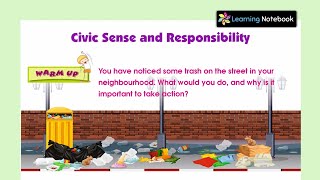 Class 5 Civic Sense and Responsibility [upl. by Ifok199]