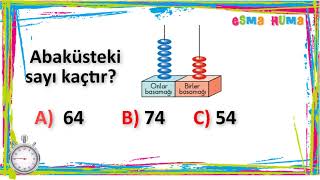 2 Sınıf  Matematik  Test Çöz  Doğal Sayılar  5 Soru 5 Cevap [upl. by Tlevesoor]