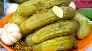 🥒КВАШЕНЫЕ солёные огурцы на зиму как из бочки 2 способа приготовления и хранения [upl. by Ytsenoh648]