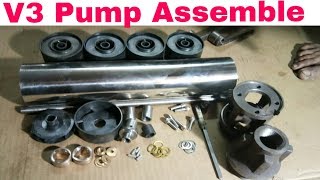 Submersible pump Assemble How To make Submersible pump [upl. by Eerrahs]