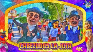 Cabezudos La Jota Última Salida Fiestas 2024 [upl. by Yhtac]