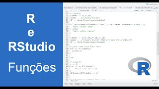 Conhecendo o R e RStudio  Funções Curso para iniciantes  Aula 4 [upl. by Watson]