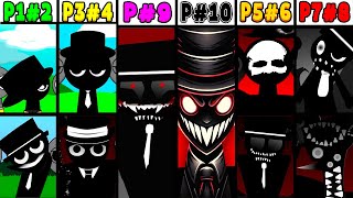 All Phases in Incredibox Sprunki Phase 2 VS Phase 3 VS Phase 4 VS Phase 5 VS Phase 6 VS Phase 710 [upl. by Lindi]