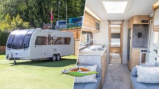 Bailey Unicorn Pamplona 2023 Caravan Model  360 Exterior Demonstration Video [upl. by Ahteres]