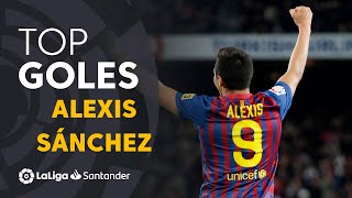 TOP 25 GOALS Alexis Sánchez en LaLiga Santander [upl. by Ielirol]