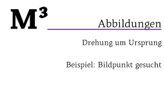 Abbildungen  Drehung Ursprung [upl. by Eocsor]