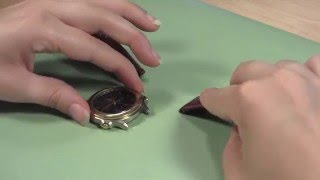 How to Change a Leather Watch Band in a Case without Holes [upl. by Latton]