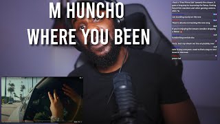 M Huncho  where you been Official Music Video Reaction  LeeToTheVI [upl. by Annawoj]