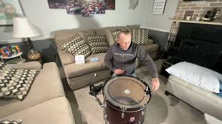 Best sound for a Premier bass drum with a huge port [upl. by Myrtice]