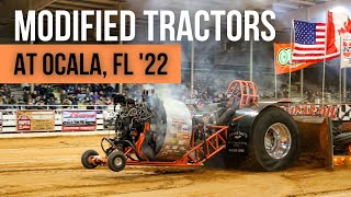 Modified Tractors at Ocala Winter Nationals Jan 28 29 2022 [upl. by Ynnad822]