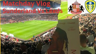 Matchday Vlog Last minute limbs as Sunderland salvage a point against Leeds [upl. by Hogle]