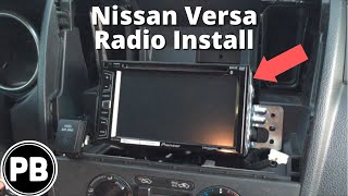 2007  2011 Nissan VersaNoteTiida Radio Install [upl. by Leemaj]