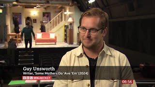 Guy Unsworth Some Mothers Do Ave Em Adapted On Stage Writer On BBC Breakfast 08072024 [upl. by Oigres]