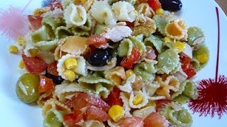 ENSALADA DE PASTA🥗👍 [upl. by Dorita]