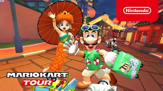 Mario Kart Tour  Winter Tour Trailer [upl. by Aratahs486]