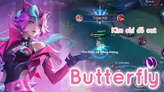 Butterfly tích 2 ulti nhảy liên tục xé loz Ad  Build đồ đi rừng siêu nhiều dame tayliênquânmobile [upl. by Atlante]