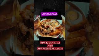 NEW to our menu APO RESTOBAR London located at 148 Falcon Road SW11 2LW APOMenu [upl. by Mikol]