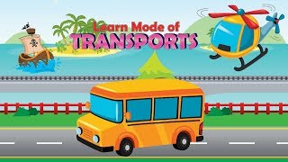 Transport Name for Kids  Types of Vehicles Transport namesVehicle Namesvocabulary for kids [upl. by Hurty]