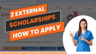 how to apply for 2 external scholarships  mh bsc nursing  ANM GNM Important video for 1st year [upl. by Otto]