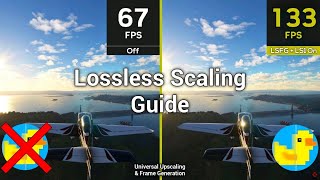 Lossless Scaling Guide  Frame Generation amp Upscaling In ANY Game [upl. by Rundgren]