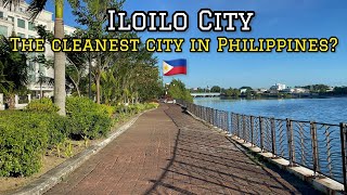 Is Iloilo City The Cleanest City in Philippines  Early Morning Walking Tour in Iloilo City [upl. by Yra]