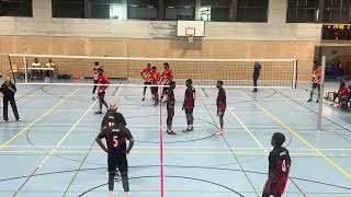 Vienna vs Liverpool  First Semi swiss volley 2024 [upl. by Enairda]