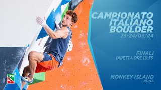 Campionato Italiano Boulder 2024  Monkey Island Roma  FINALI [upl. by Ty]