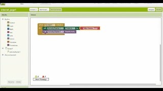 app inventor  activity starter  action  internet page [upl. by Sined755]