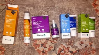 The Derma coproducts review facewash serum Sunscreen Vitamin E mosturizer😍✌️thedermacoindia [upl. by Ansell]