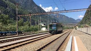 Ae 66 11411 Zug beim umfahren in Bodio [upl. by Ellerol]