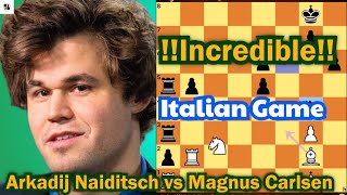 Analyzing the Epic Clash Naiditsch vs Carlsen Chess Game  Italian Game [upl. by Liuqa]