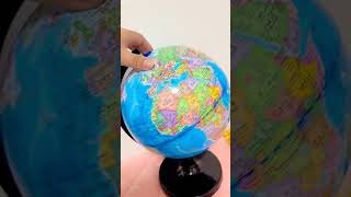 Globe world map junior high school geography tools earth model highdefinition printing markable [upl. by Atnek]