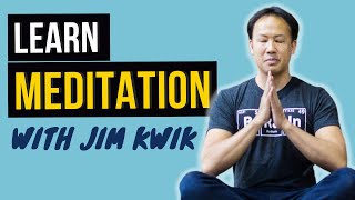 Learn About Meditation  Jim Kwik [upl. by Ibmab289]