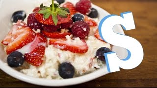 Summer Porridge Recipe Bircher Museli  SORTED [upl. by Nan]