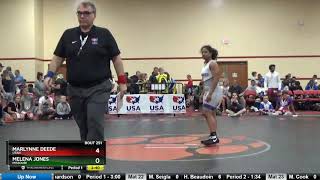 WOMEN HS 164 Marlynne Deede Utah Vs Melena Jones Missouri [upl. by Coraline868]