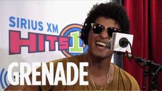 Bruno Mars  quotGrenadequot LIVE  SiriusXM Acoustic  Hits 1 [upl. by Dilks]