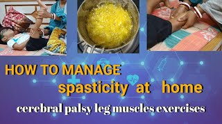 How to reduce spasticity at home  cerebral palsy spasticity management [upl. by Lazor198]