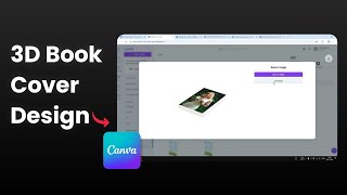 How to Make a 3D Book Cover in Canva [upl. by Faydra]