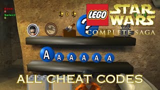 LEGO Star Wars The Complete Saga All Cheat Codes [upl. by Sturdivant]