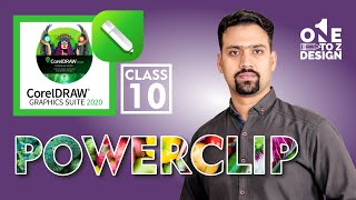 How to Powerclip in CorelDraw 2020 Class  10  Urdu  Hindi [upl. by Eerok]