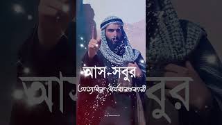 আল্লাহর ৯৯ নাম বাংলা অর্থ ও ফজিলত allah 99 name 6 [upl. by Ambrogino]