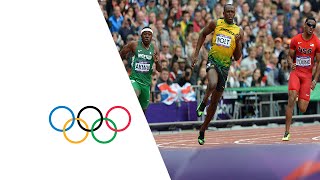 Bolt Blake Weir Quinonez amp Lemaitre Win 200m Heats  London 2012 Olympics [upl. by Adolf]