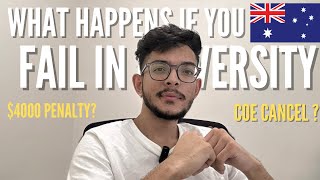 WHAT IF YOU FAIL EXAMS IN AUSTRALIA  COE CANCELLATION  INTERNATIONAL STUDENT [upl. by Anatsirhc785]